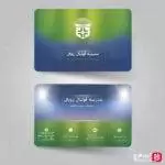 طرح کارت ویزیت مدرسه فوتبال لایه باز