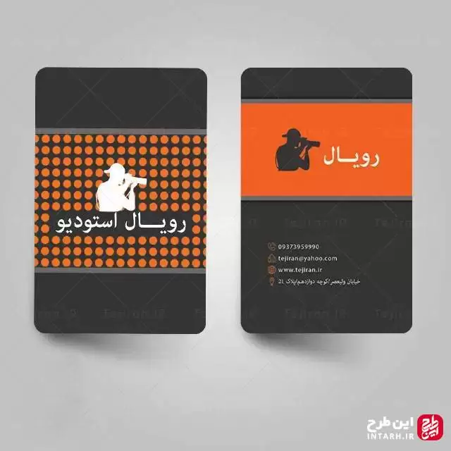 نمونه کارت ویزیت عکاسی و فیلمبرداری