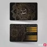 کارت ویزیت شخصی با طرح اسلیمی